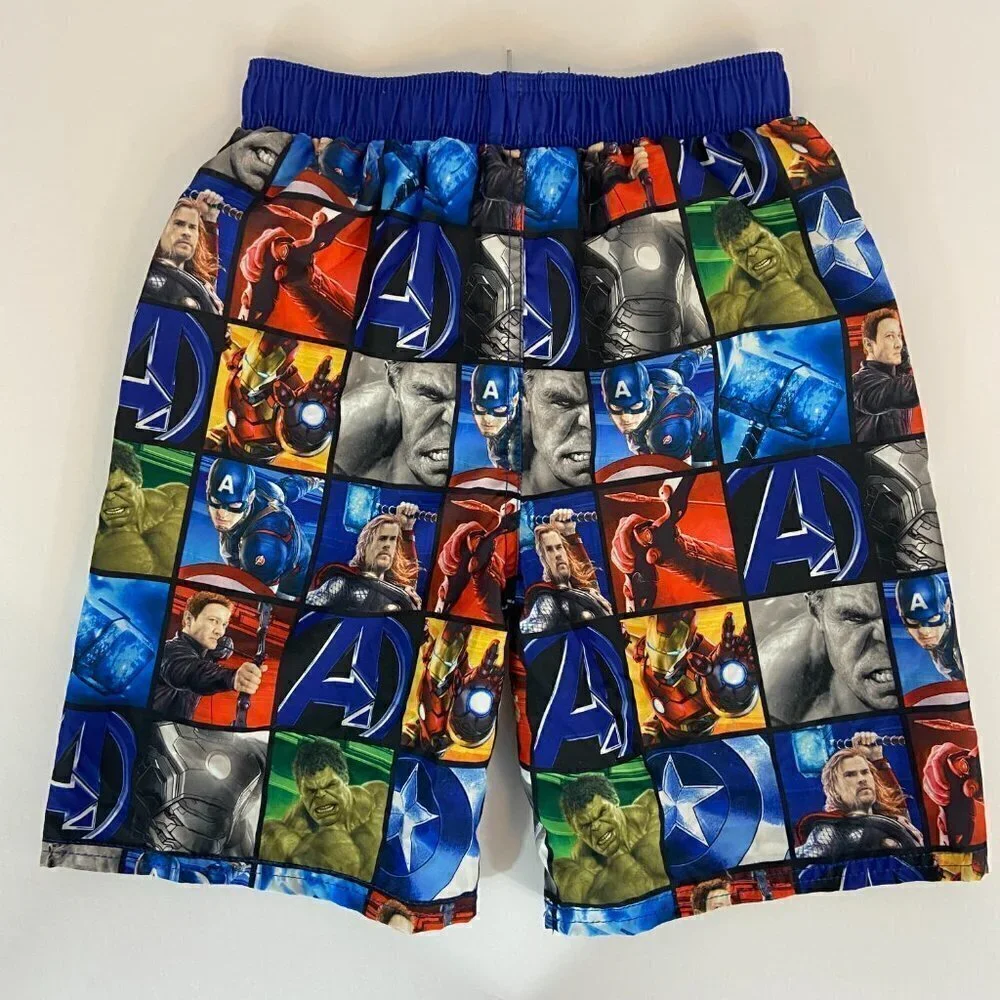 Marvel Avengers Boys Swim Trunks Youth Size L 22 in. Waist NWOT